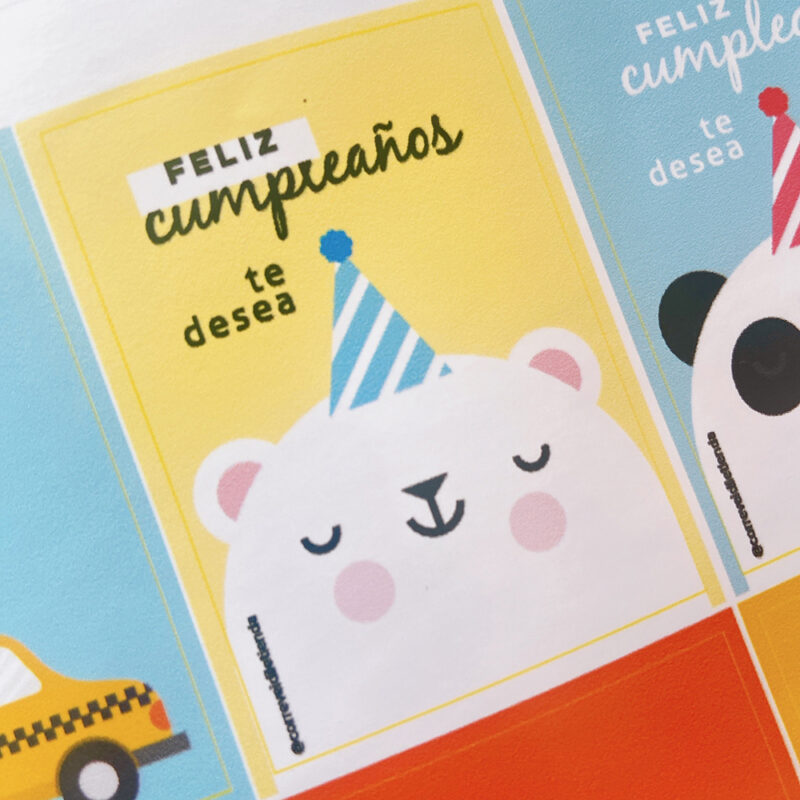 ETIQUETAS AUTOADHESIVAS PARA REGALOS