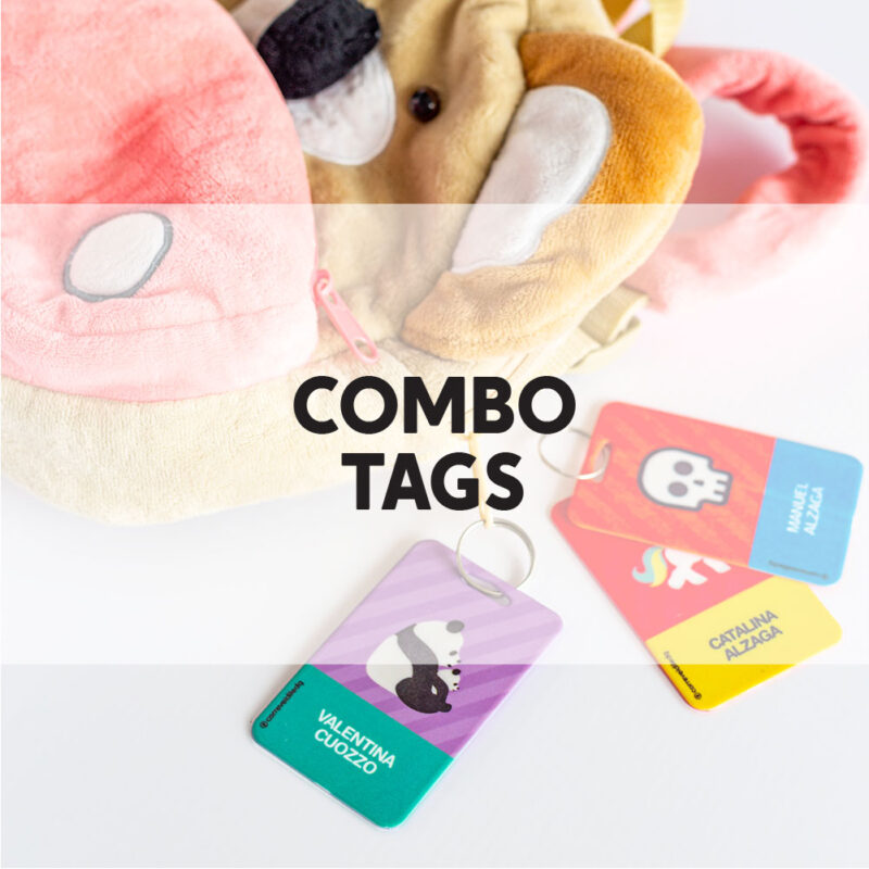 COMBO ETIQUETAS PERSONALIZADAS COLGANTES - TAGS X 2