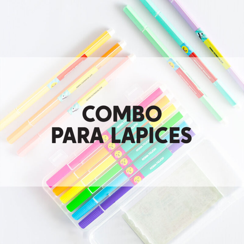COMBO ETIQUETAS AUTOADHESIVAS PARA LÁPICES